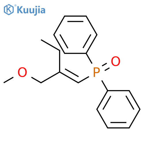 PHOSPHINE OXIDE, [(1Z)-2-(METHOXYMETHYL)-1-BUTENYL]DIPHENYL- structure