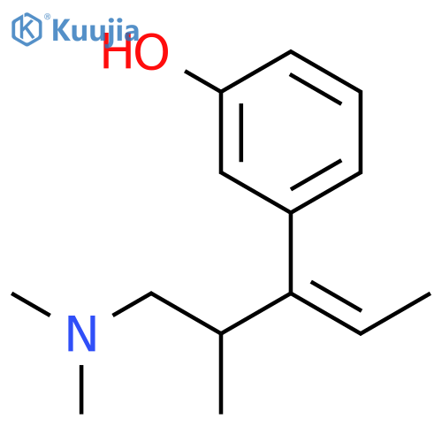 Phenol, 3-[1-[2-(dimethylamino)-1-methylethyl]-1-propenyl]- structure