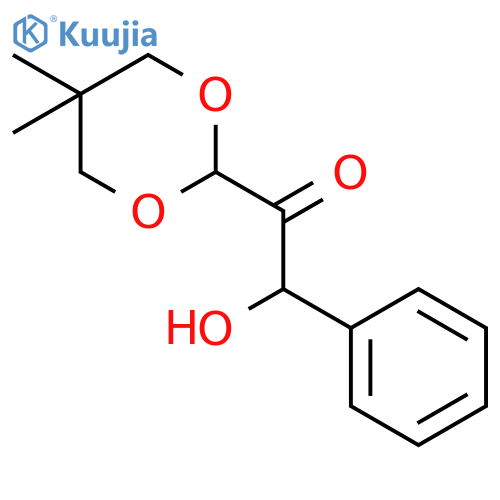 Ethanone, 1-(5,5-dimethyl-1,3-dioxan-2-yl)-2-hydroxy-2-phenyl- structure