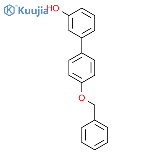 3-(4-phenylmethoxyphenyl)phenol structure