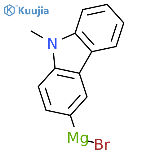 Magnesium, bromo(9-methyl-9H-carbazol-3-yl)- structure