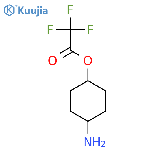 cis-4-Aminocyclohexyl 2,2,2-trifluoroacetate structure