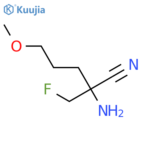 Pentanenitrile, 2-amino-2-(fluoromethyl)-5-methoxy- structure
