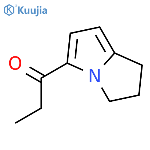 1-PROPANONE, 1-(2,3-DIHYDRO-1H-PYRROLIZIN-5-YL)- structure