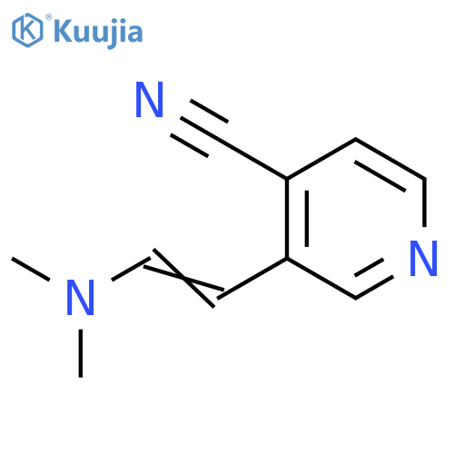 4-Pyridinecarbonitrile, 3-[2-(dimethylamino)ethenyl]- structure