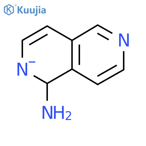 2,6-Naphthyridine, 1-amino-1,2-dihydro-, ion(1-) structure
