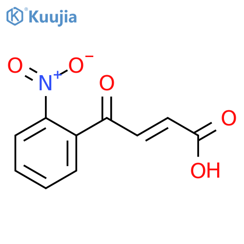 2-Butenoic acid,4-(2-nitrophenyl)-4-oxo-, (2E)- structure