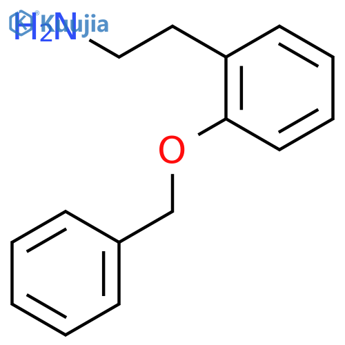 2-2-(benzyloxy)phenylethan-1-amine structure