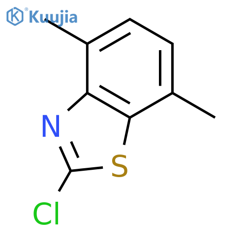 2-chloro-4,7-dimethyl-1,3-benzothiazole structure