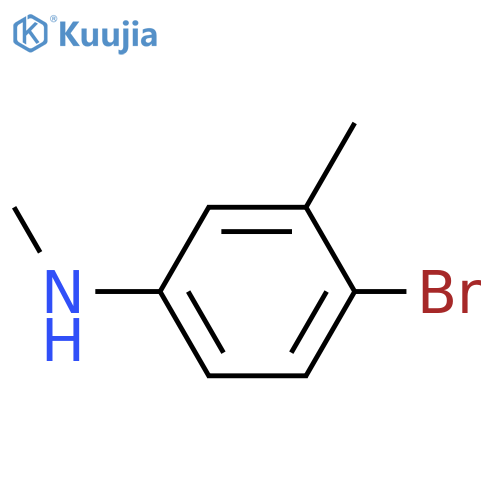 4-bromo-n,3-dimethylaniline structure