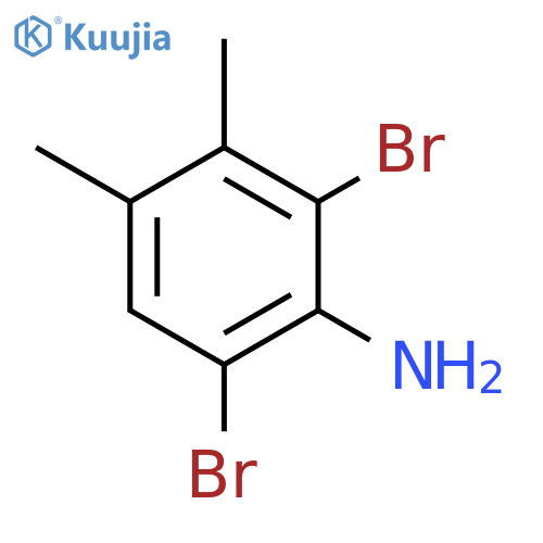 2,6-Dibromo-3,4-dimethylaniline structure