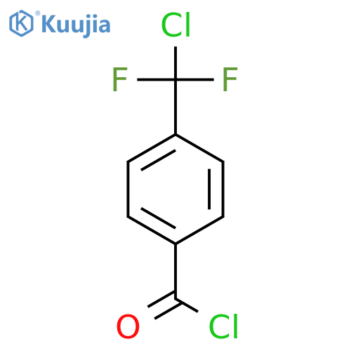 BENZOYL CHLORIDE, 4-(CHLORODIFLUOROMETHYL)- structure