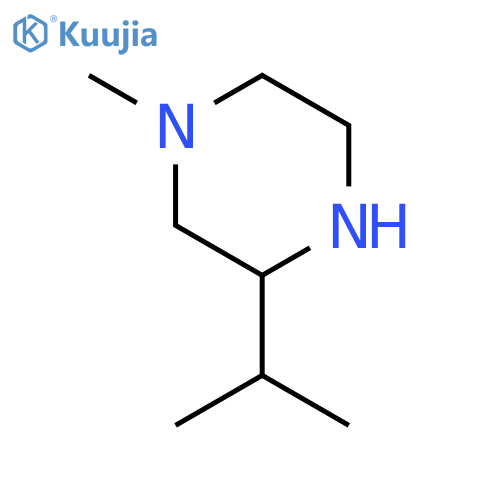 (3S)-3-isopropyl-1-methylpiperazine structure