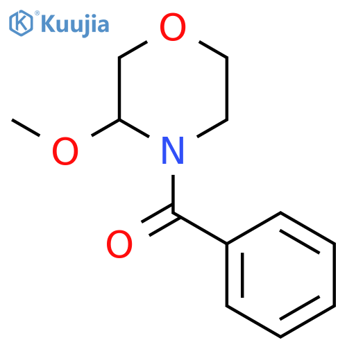 MORPHOLINE, 4-BENZOYL-3-METHOXY- structure