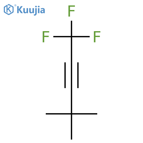 2-pentyne, 1,1,1-trifluoro-4,4-dimethyl- structure