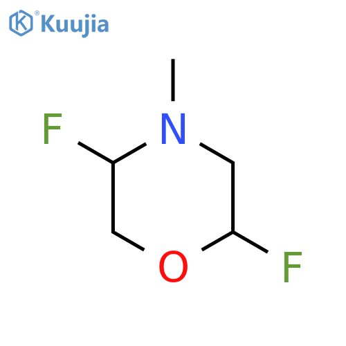 MORPHOLINE, 2,5-DIFLUORO-4-METHYL- structure
