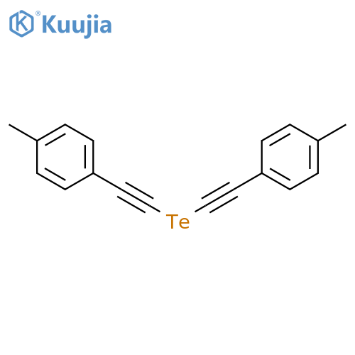 BENZENE, 1,1'-(TELLURODI-2,1-ETHYNEDIYL)BIS[4-METHYL- structure