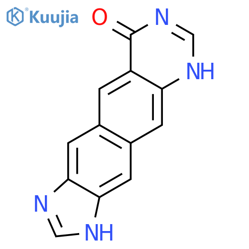 9H-Benzimidazo[5,6-g]quinazolin-9-one, 1,6-dihydro- structure