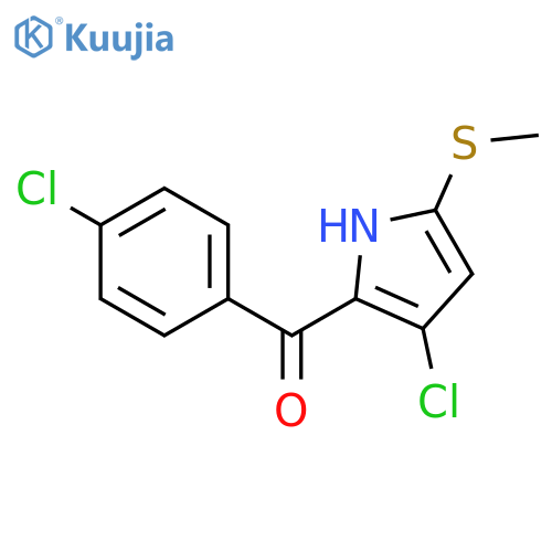 METHANONE, [3-CHLORO-5-(METHYLTHIO)-1H-PYRROL-2-YL](4-CHLOROPHENYL)- structure