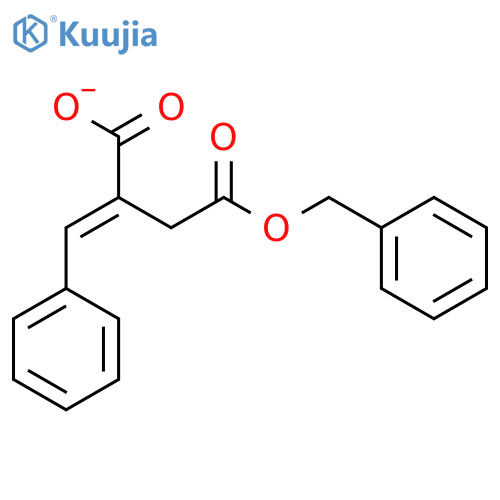Butanedioic acid, (phenylmethylene)-, 4-(phenylmethyl) ester structure