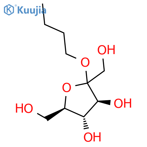 n-Butyl-β-D-fructofuranoside structure