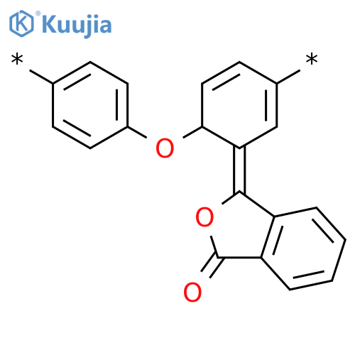 Poly[(3-oxo-1(3H)-isobenzofuranylidene)-1,4-phenyleneoxy-1,4-phenylene] structure