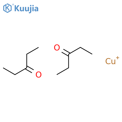 COPPER(1+), BIS(3-PENTANONE)- structure