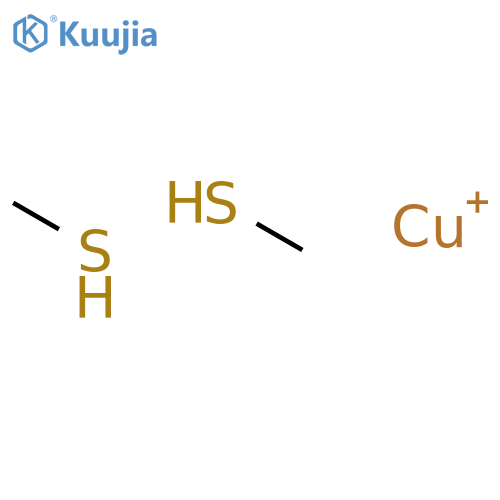 Copper(1+), bis(methanethiol)- structure