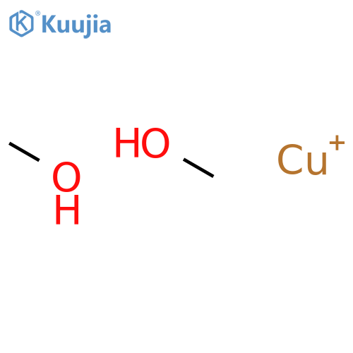 COPPER(1+), BIS(METHANOL)- structure