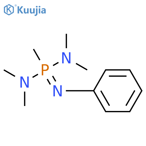 Phosphonimidic diamide, N,N,N',N',P-pentamethyl-N''-phenyl- structure