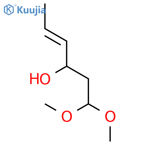 4-Hexen-3-ol, 1,1-dimethoxy-, (E)- structure