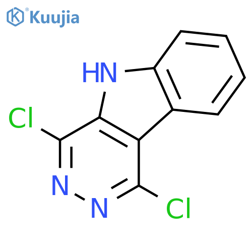 1,4-dichloro-5H-Pyridazino[4,5-b]indole structure