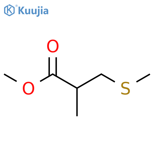 Propanoic acid,2-methyl-3-(methylthio)-, methyl ester structure