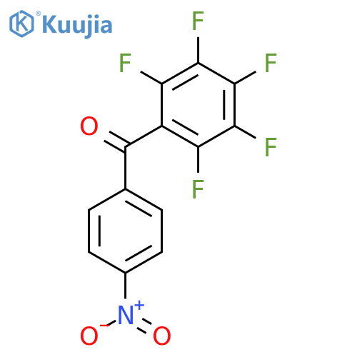 Methanone, (4-nitrophenyl)(pentafluorophenyl)- structure