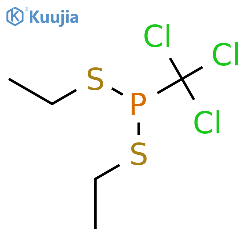 PHOSPHONODITHIOUS ACID, (TRICHLOROMETHYL)-, DIETHYL ESTER structure