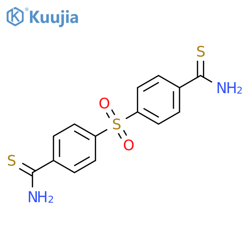 Benzenecarbothioamide, 4,4'-sulfonylbis- structure