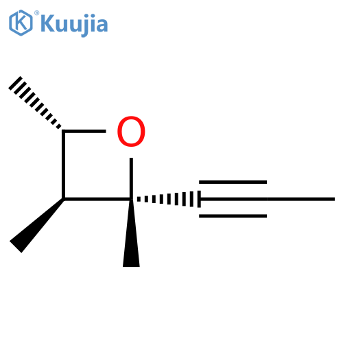 Oxetane, 2,3,4-trimethyl-2-(1-propynyl)-, (2alpha,3beta,4alpha)- (9CI) structure