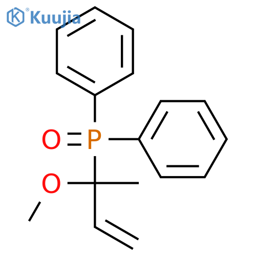 Phosphine oxide, (1-methoxy-1-methyl-2-propenyl)diphenyl- structure