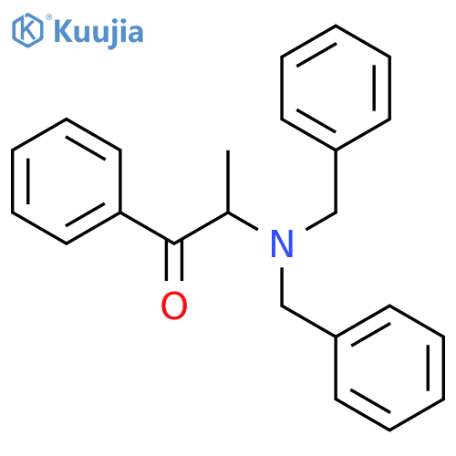 1-Propanone, 2-[bis(phenylmethyl)amino]-1-phenyl- structure