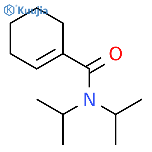 1-CYCLOHEXENE-1-CARBOXAMIDE, N,N-BIS(1-METHYLETHYL)- structure
