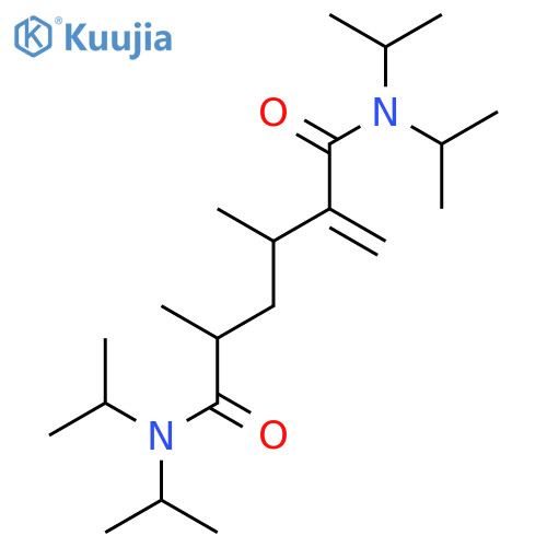 3,5-dimethyl-2-methylidene-N,N,N',N'-tetra(propan-2-yl)hexanediamide structure