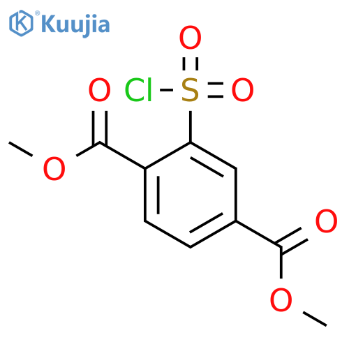 1,4-Dimethyl 2-(chlorosulfonyl)benzene-1,4-dicarboxylate structure