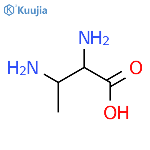 (2S,3S)-2,3-diaminobutanoic acid structure