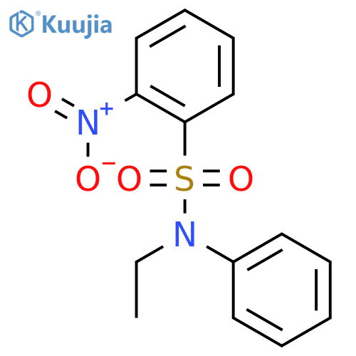Benzenesulfonamide,N-ethyl-2-nitro-N-phenyl- structure