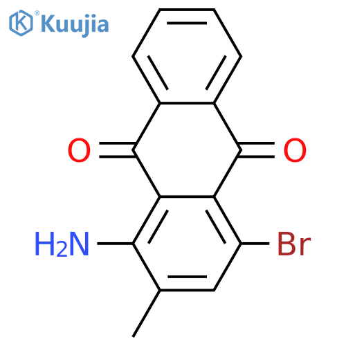 1-amino-4-bromo-2-methyl-9,10-dihydroanthracene-9,10-dione structure