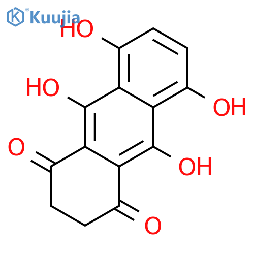 5,8-Dihydroxyleucoquinizarin structure