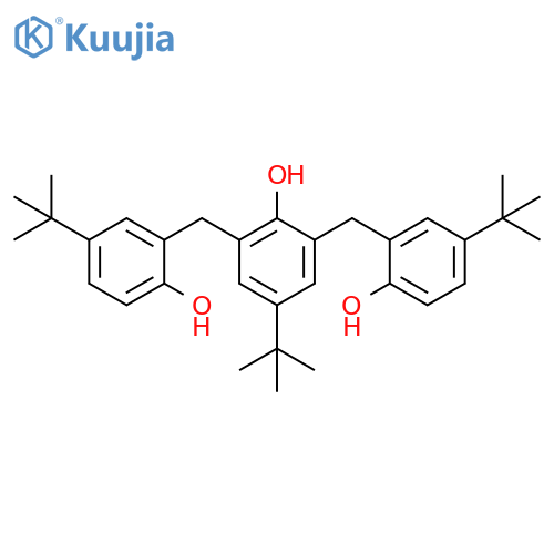 Phenol,4-(1,1-dimethylethyl)-2,6-bis[[5-(1,1-dimethylethyl)-2-hydroxyphenyl]methyl]- structure