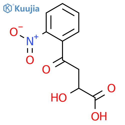 Benzenebutanoic acid, a-hydroxy-2-nitro-g-oxo- structure