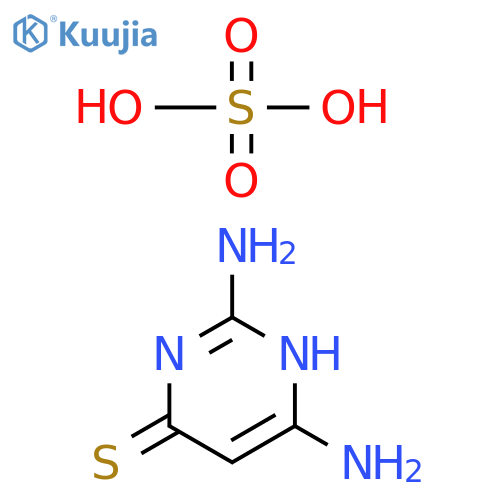 4-Thioxo-1H-pyrimidine-2,6-diammonium sulphate structure