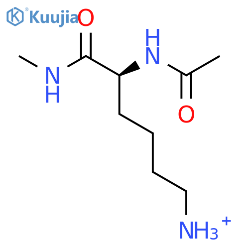 Hexanamide,2-(acetylamino)-6-amino-N-methyl-, monohydrate, (S)- (9CI) structure